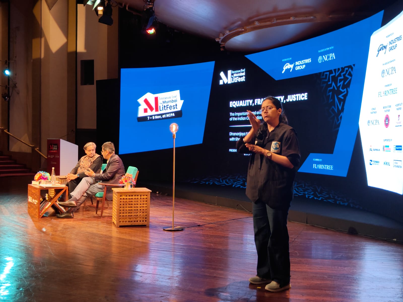 Literature Live Mumbai LitFest — ISL interpretation